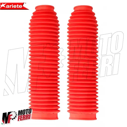 MF4476 Soffietti Forcella Rosso Dm 38/58 Universale Moto Cross Enduro