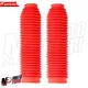 MF4476 Soffietti Forcella Rosso Dm 38/58 Universale Moto Cross Enduro