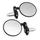 MF3249 Specchietti Moto Manubrio BarEnd Retrovisori Cafe Racer Regolabili Neri