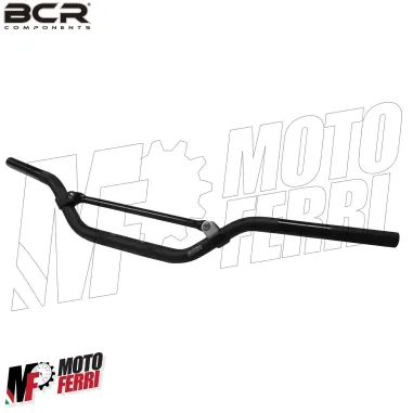 MF4491 Manubrio BCR Alluminio Nero Opaco con Traversino 22 mm Universale Cross