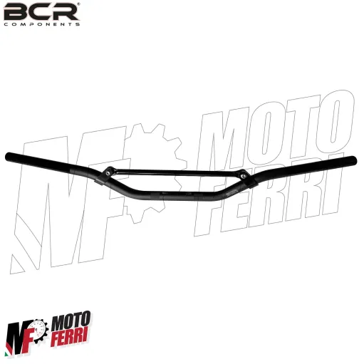 MF4491 Manubrio BCR Alluminio Nero Opaco con Traversino 22 mm Universale Cross