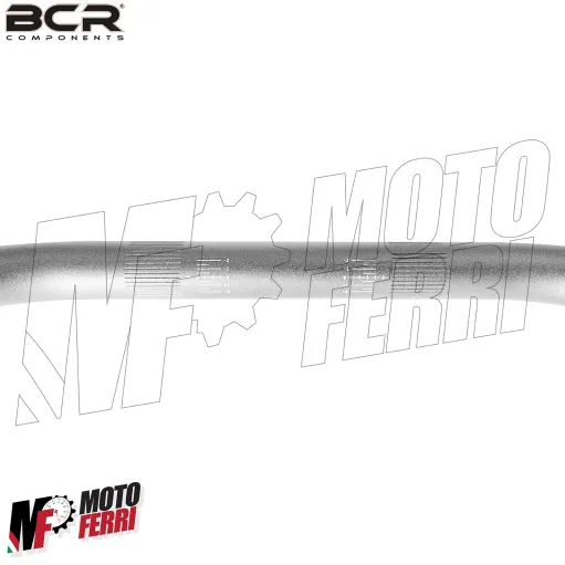 MF4492 Manubrio BCR Alluminio Opaco 22mm con Traversino Nero Universale Cross