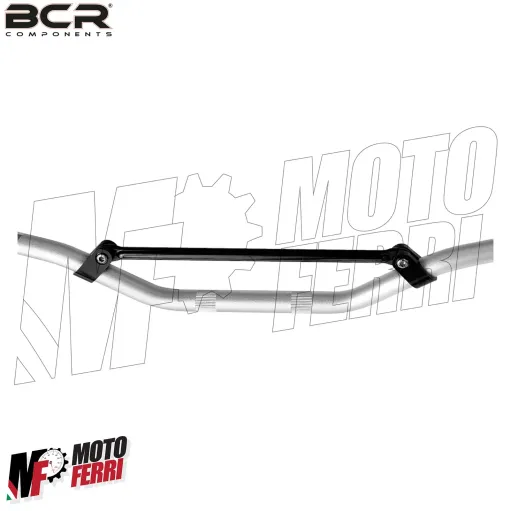 MF4492 Manubrio BCR Alluminio Opaco 22mm con Traversino Nero Universale Cross