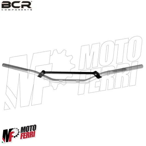 MF4492 Manubrio BCR Alluminio Opaco 22mm con Traversino Nero Universale Cross