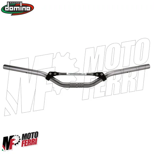 MF4493 Manubrio Domino Naked Grigio Titanio con Traversino Universale Scooter