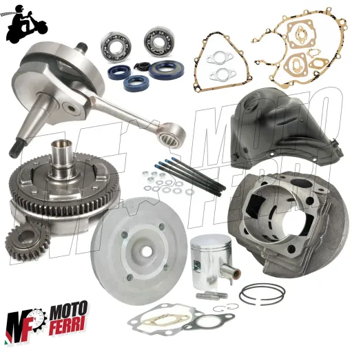 KIT MODIFICA CILINDRO 130 MOTORE POLINI ALBERO MOTORE CAMPANA VESPA 50 SPECIAL R