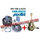 KIT MODIFICA CILINDRO 130 POLINI + ALBERO MOTORE VESPA 50 SPECIAL R L N - APE 50