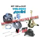 KIT MODIFICA CILINDRO 130 POLINI + ALBERO MOTORE VESPA 50 SPECIAL R L N APE 50