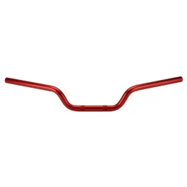 MF4507 Manubrio Alluminio Domino Rosso Piega Media 22mm Universale Moto Naked