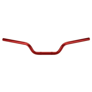 MF4507 Manubrio Alluminio Domino Rosso Piega Media 22mm Universale Moto Naked