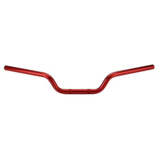 MF4507 Manubrio Alluminio Domino Rosso Piega Media 22mm Universale Moto Naked