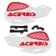MF4515 Paramani Acerbis Uniko Vented Bianco / Rosso Universale Moto Cross Enduro