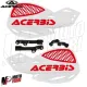 MF4515 Paramani Acerbis Uniko Vented Bianco / Rosso Universale Moto Cross Enduro