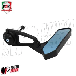 MF4518 Specchietti Bar End da Manubrio FAR F1 Nero Universale per Moto Scooter 2