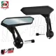 MF4518 Specchietti Bar End da Manubrio FAR F1 Nero Universale per Moto Scooter