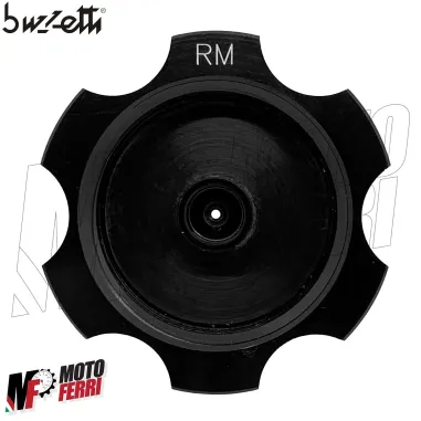 MF4524 - Tappo Serbatoio Benzina Dm 55 Buzzetti CNC Nero per Suzuki RM / RM-Z