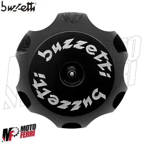 MF4524 - Tappo Serbatoio Benzina Dm 55 Buzzetti CNC Nero per Suzuki RM / RM-Z