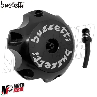 MF4524 - Tappo Serbatoio Benzina Dm 55 Buzzetti CNC Nero per Suzuki RM / RM-Z