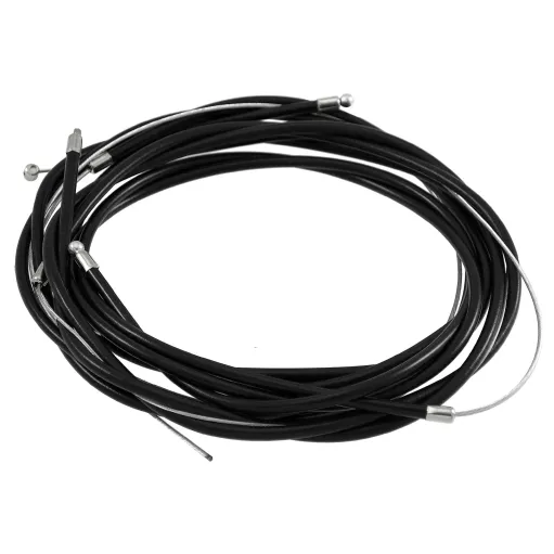 Kit Cavi Corde Assemblati Fili Freno Gas Guaina Nera Piaggio 50 Si / Si FL2