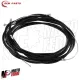 Kit Cavi Corde Assemblati Fili Freno Gas Guaina Nera Piaggio 50 Si / Si FL2