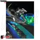 MF4531 Protezione Leva Freno Frizione Cromo Carbon Look Universale Moto Scooter