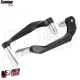 MF4531 Protezione Leva Freno Frizione Cromo Carbon Look Universale Moto Scooter
