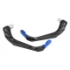 MF4533 - Protezione Leva Freno Frizione Blu Carbon Look Universale Moto Scooter