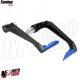 MF4533 - Protezione Leva Freno Frizione Blu Carbon Look Universale Moto Scooter