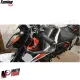 MF4530 - Protezione Leva Freno Frizione Nero Carbon Look Universale Moto Scooter