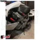 MF4531 Protezione Leva Freno Frizione Rosso Carbon Look Universale Moto Scooter