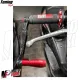 MF4531 Protezione Leva Freno Frizione Rosso Carbon Look Universale Moto Scooter