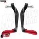 MF4532 Protezione Leva Freno Frizione Rosso Carbon Look Universale Moto Scooter