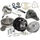 KIT MODIFICA VESPA 50 SPECIAL CILINDRO 130 DR ALBERO MOTORE ANTICIPATO CAMPANA