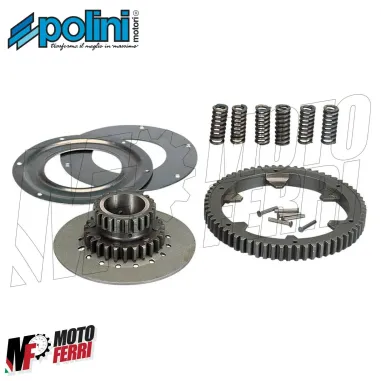KIT PRIMARIA POLINI INGRANAGGI LUNGHI 23 64 DRITTI A 6 MOLLE VESPA PX 125 150