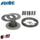 KIT PRIMARIA POLINI INGRANAGGI LUNGHI 23 64 DRITTI A 6 MOLLE VESPA PX 125 150