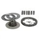 KIT PRIMARIA POLINI INGRANAGGI LUNGHI 23 64 DRITTI A 6 MOLLE VESPA PX 125 150