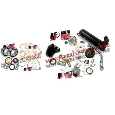 KIT TUNING MODIFICA MOTORE 102 POLINI CILINDRO MARMITTA CAMPANA VESPA 50 R L N