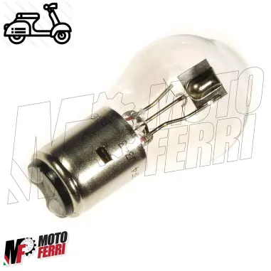 LAMPADINA LAMPADA FARO ANTERIORE 6V-25-25W VESPA 150 SUPER GL SPRINT VELOCE