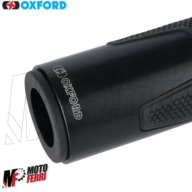MF4318 - Manopole Oxford Avanza Nero Universale per Moto Yamaha Honda Ducati KTM