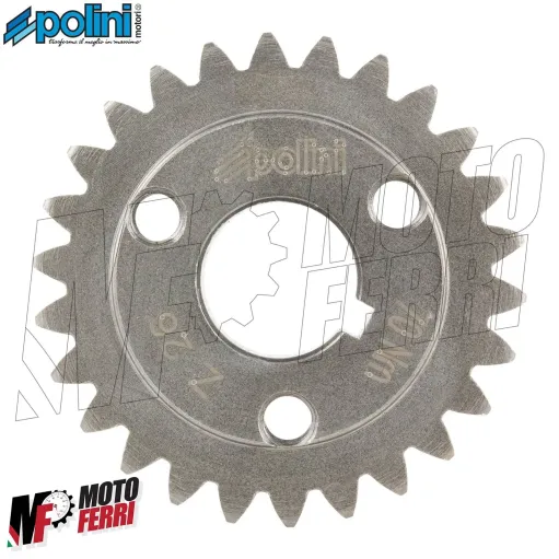 MF4548 Ingranaggio Polini 26 Denti per Campana Evolution 27 / 69 Vespa Ape 50