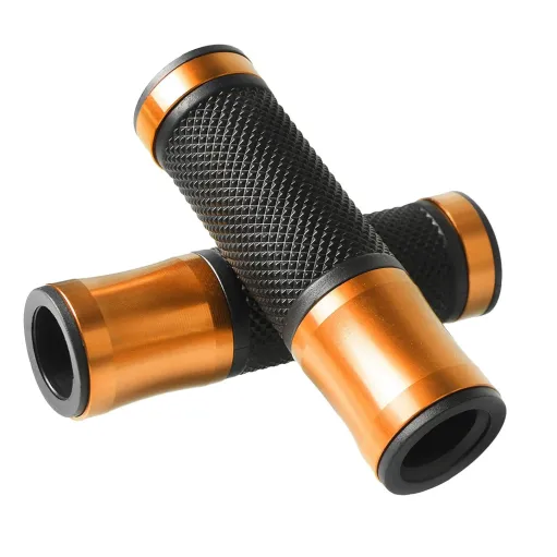 MF4550 - Coppia Manopole S-Line Nero / Gold Bronze Universale Scooter