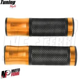 MF4550 - Coppia Manopole S-Line Nero / Gold Bronze Universale Scooter 2