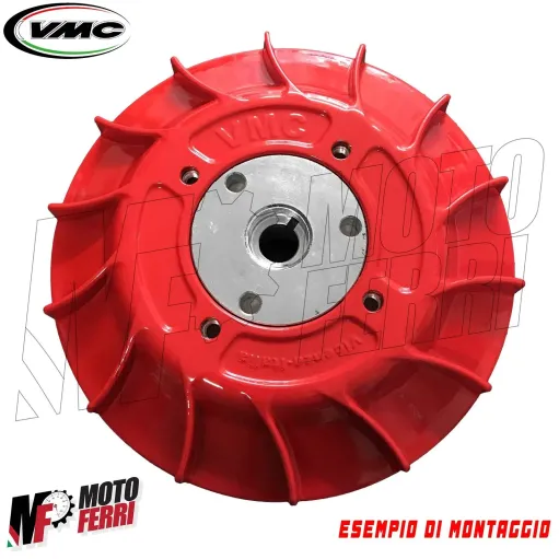 MF4554 Ventola Rossa in lega per Accensione Elettronica VMC Vespa Special ET3 PK