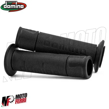 MF4560 Manopole Domino A450 Nero Universale Moto MV Honda Ducati Yamaha Kawasaki