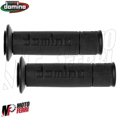 MF4560 Manopole Domino A450 Nero Universale Moto MV Honda Ducati Yamaha Kawasaki