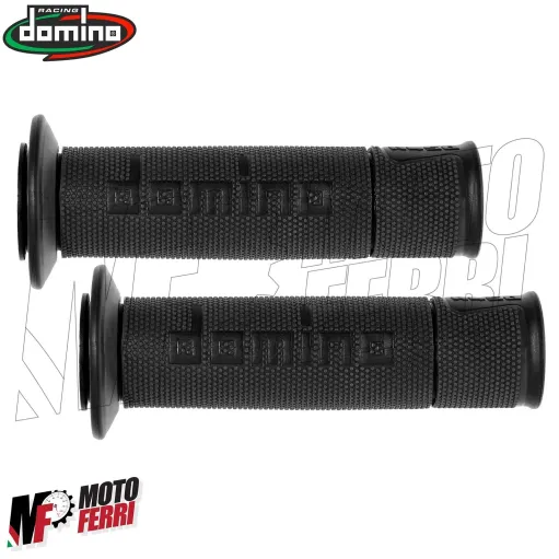 MF4560 Manopole Domino A450 Nero Universale Moto MV Honda Ducati Yamaha Kawasaki