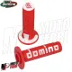 MF4561 Manopole Domino A360 Rosso / Bianco Universali Cross Honda Gasgas KTM