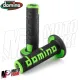 MF4564 - Manopole Domino A360 Nero/Verde Universali Cross Kawasaki Honda Yamaha