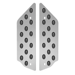 MF4570 Pedane Poggiapiedi Yamaha TMax 500 mod 2008 2009 2010 2011 Acciaio FACO