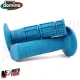MF2828 - Manopole Domino Azzurro Soft Grips Universali per Moto Cross Yamaha TM